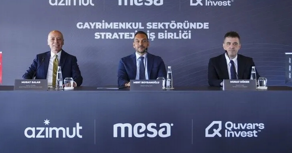 Mesa, Azimut Portföy ve Quvars Invest işbirliği imza töreni