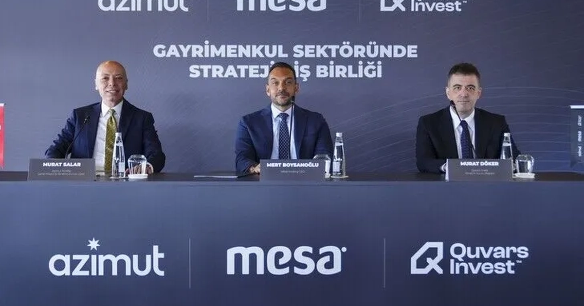 Mesa, Azimut Portföy ve Quvars Invest işbirliği imza töreni